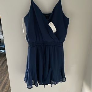 Tank Top Navy Romper